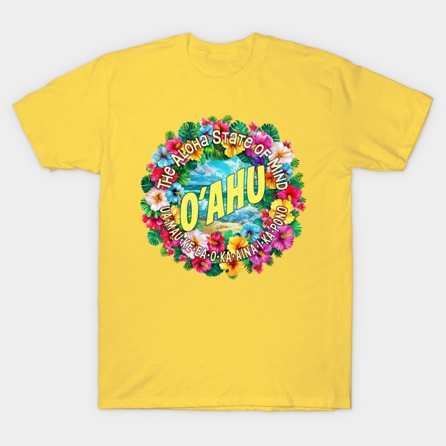 Oahu, Hawaii T-Shirt by jcombs